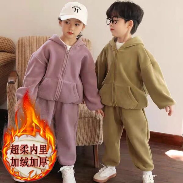 2025 Christmas Autumn and Winter Girl's Set Fashion Bubble Long Sleeve T-Shirt Pleated Skirt Hat 3-Piece Set